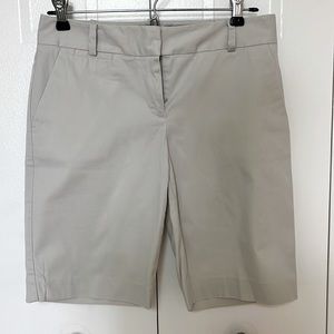 Cream Colored Bermuda Shorts